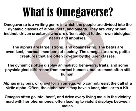 omegaverse meaning.